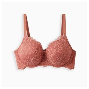 Torrid Lace Rose XO Push-Up Plunge Bra